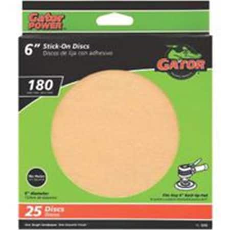 Gator Finishing 6In Gold StickOn Disc 180 3242 1968528